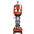 TUHE Hot Sale 8m 230kg Load Self Propelled Scissor Lift for Workshop